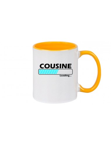 Kaffeepott Cousine Loading , gelb