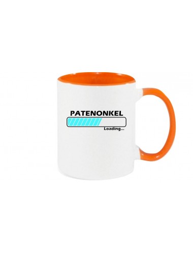 Kaffeepott Patenonkel Loading , orange