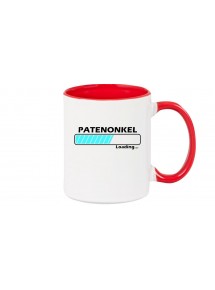 Kaffeepott Patenonkel Loading , rot