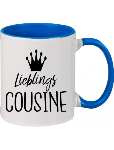 Kaffeepott Lieblings Cousine , royal