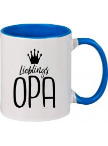 Kaffeepott Lieblings Opa , royal