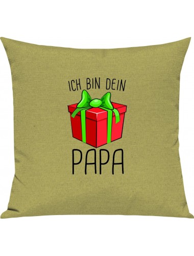 Kinder Kissen, Ich bin dein Geschenk Papa Weihnachten Geburtstag, Kuschelkissen Couch Deko,