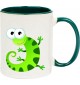 Kindertasse Tasse, Gecko Leguan Eidechse Tiere Tier Natur, Tasse Kaffee Tee, gruen