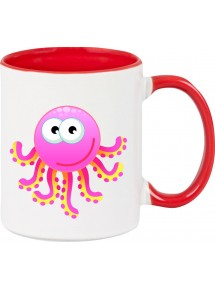 Kindertasse Tasse, Krake OktopusTiere Tier Natur, Tasse Kaffee Tee