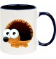 Kindertasse Tasse, Igel Hedgehog Tiere Tier Natur, Tasse Kaffee Tee, blau