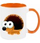 Kindertasse Tasse, Igel Hedgehog Tiere Tier Natur, Tasse Kaffee Tee, orange