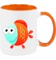 Kindertasse Tasse, Fisch Fish Tiere Tier Natur, Tasse Kaffee Tee, orange