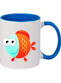 Kindertasse Tasse, Fisch Fish Tiere Tier Natur, Tasse Kaffee Tee, royal