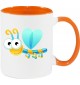 Kindertasse Tasse, Libelle Insekt Tiere Tier Natur, Tasse Kaffee Tee, orange
