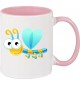 Kindertasse Tasse, Libelle Insekt Tiere Tier Natur, Tasse Kaffee Tee, rosa