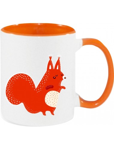 Kindertasse Tasse, Fuchs Fox Tiere Tier Natur, Tasse Kaffee Tee, orange