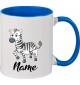 Kindertasse Tasse, Zebra mit Wunschnamen Tiere Tier Natur, Tasse Kaffee Tee, royal