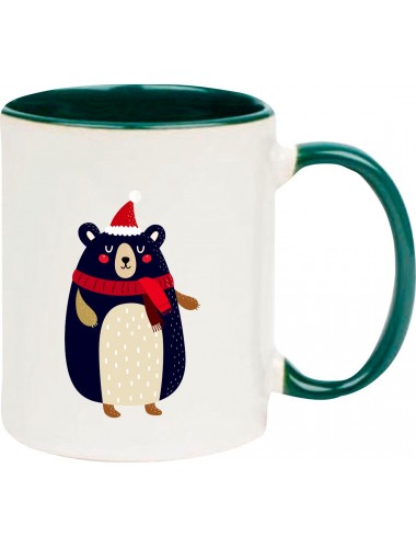 Kindertasse Tasse, Bär Bear Weihnachten Christmas Winter Schnee Tiere Tier Natur, Tasse Kaffee Tee