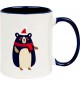 Kindertasse Tasse, Bär Bear Weihnachten Christmas Winter Schnee Tiere Tier Natur, Tasse Kaffee Tee, blau