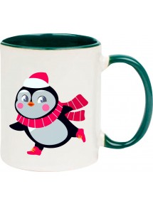 Kindertasse Tasse, Pinguin Penguin Weihnachten Christmas Winter Schnee Tiere Tier Natur, Tasse Kaffee Tee