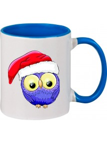 Kindertasse Tasse, Eule Owl Weihnachten Christmas Winter Schnee Tiere Tier Natur, Tasse Kaffee Tee, royal