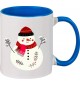 Kindertasse Tasse, Schneemann Snowman Weihnachten Christmas Winter Schnee Tiere Tier Natur, Tasse Kaffee Tee, royal