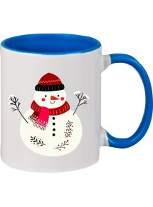 Kindertasse Tasse, Schneemann Snowman Weihnachten Christmas Winter Schnee Tiere Tier Natur, Tasse Kaffee Tee, royal