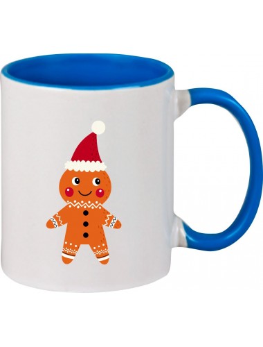 Kindertasse Tasse, Lebkuchen Lebkuchenfigur Plätzchen Weihnachten Winter Schnee Tiere Tier Natur, Tasse Kaffee Tee, royal