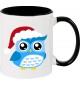 Kindertasse Tasse, Eule Owl Weihnachten Christmas Winter Schnee Tiere Tier Natur, Tasse Kaffee Tee