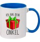 Kindertasse Tasse, Ich bin dein Geschenk Onkel Weihnachten Geburtstag, Tasse Kaffee Tee, royal