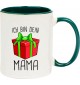 Kindertasse Tasse, Ich bin dein Geschenk Mama Weihnachten Geburtstag, Tasse Kaffee Tee, gruen