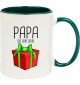 Kindertasse Tasse, Papa ich bin dein Geschenk Weihnachten Geburtstag, Tasse Kaffee Tee, gruen