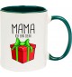 Kindertasse Tasse, Mama ich bin dein Geschenk Weihnachten Geburtstag, Tasse Kaffee Tee, gruen