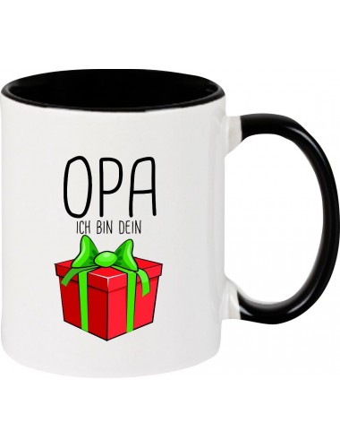 Kindertasse Tasse, Opa ich bin dein Geschenk Weihnachten Geburtstag, Tasse Kaffee Tee