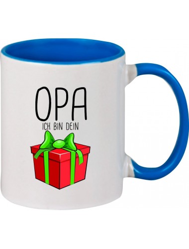 Kindertasse Tasse, Opa ich bin dein Geschenk Weihnachten Geburtstag, Tasse Kaffee Tee, royal