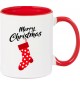 Kindertasse Tasse, Merry Christmas Weihnachtssocke Frohe Weihnachten, Tasse Kaffee Tee