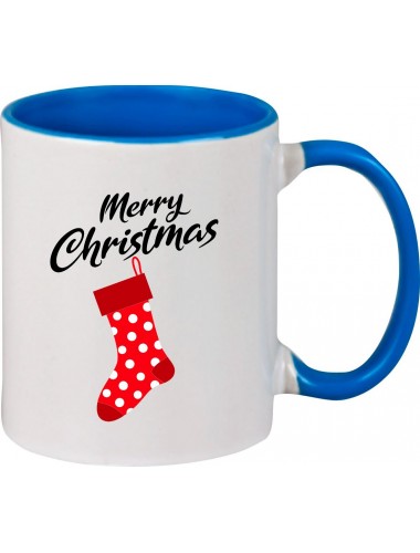 Kindertasse Tasse, Merry Christmas Weihnachtssocke Frohe Weihnachten, Tasse Kaffee Tee, royal
