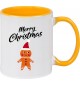 Kindertasse Tasse, Merry Christmas Lebkuchenmänchen Frohe Weihnachten, Tasse Kaffee Tee