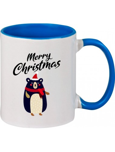 Kindertasse Tasse, Merry Christmas Bär Frohe Weihnachten, Tasse Kaffee Tee, royal