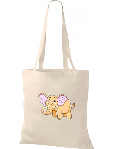 Kinder Tasche, Elefant Elephant Tiere Tier Natur, Tasche Beutel Shopper, natur