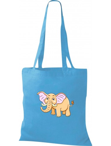Kinder Tasche, Elefant Elephant Tiere Tier Natur, Tasche Beutel Shopper, sky