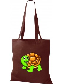 Kinder Tasche, Schildkröte Turtle Tiere Tier Natur, Tasche Beutel Shopper, braun
