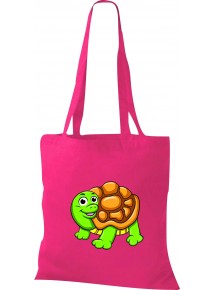 Kinder Tasche, Schildkröte Turtle Tiere Tier Natur, Tasche Beutel Shopper, fuchsia