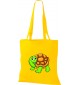 Kinder Tasche, Schildkröte Turtle Tiere Tier Natur, Tasche Beutel Shopper, gelb
