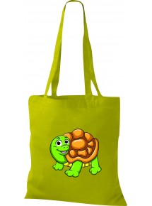 Kinder Tasche, Schildkröte Turtle Tiere Tier Natur, Tasche Beutel Shopper, kiwi