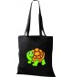 Kinder Tasche, Schildkröte Turtle Tiere Tier Natur, Tasche Beutel Shopper, schwarz