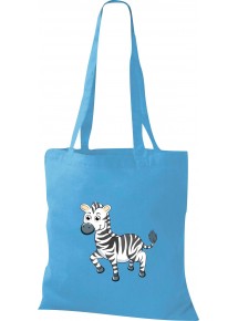 Kinder Tasche, Zebra Tiere Tier Natur, Tasche Beutel Shopper, sky