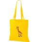 Kinder Tasche, Giraffe Tiere Tier Natur, Tasche Beutel Shopper, gelb
