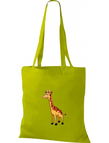 Kinder Tasche, Giraffe Tiere Tier Natur, Tasche Beutel Shopper, kiwi