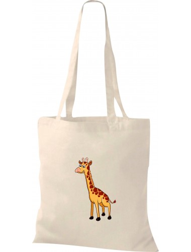 Kinder Tasche, Giraffe Tiere Tier Natur, Tasche Beutel Shopper, natur
