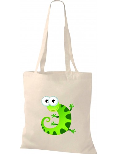 Kinder Tasche, Gecko Leguan Eidechse Tiere Tier Natur, Tasche Beutel Shopper