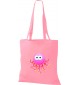Kinder Tasche, Krake OktopusTiere Tier Natur, Tasche Beutel Shopper, rosa
