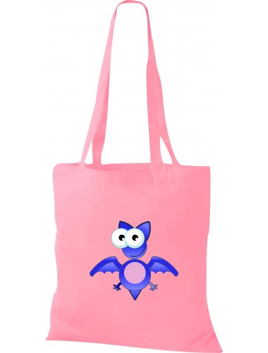 Kinder Tasche, Fledermaus Bat Tiere Tier Natur, Tasche Beutel Shopper, rosa