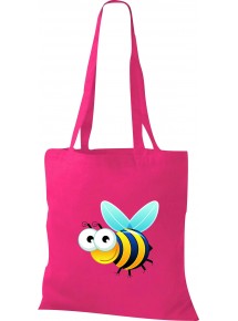 Kinder Tasche, Biene Wespe Bee Tiere Tier Natur, Tasche Beutel Shopper, fuchsia