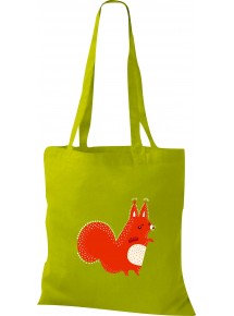 Kinder Tasche, Fuchs Fox Tiere Tier Natur, Tasche Beutel Shopper, kiwi